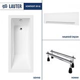 Ванна акриловая Lauter Estelle 150х70 / 21206050 (с ножками и лицевым экраном), фото 3