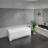 Ванна акриловая Lauter Estelle 150 / 21206050 (с ножками, черным подголовником), фото 2