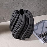 Ваза Merry Bear Home Decor Черное и белое ML01414634B (черный), фото 2