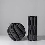 Ваза Merry Bear Home Decor Черное и белое ML01414634B (черный), фото 4