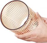 Ваза Mandarin Decor Лира GL50113-25gold (карамель), фото 4