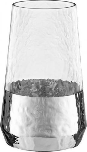 Ваза Elan Gallery 390225 (прозрачный/серебристый)