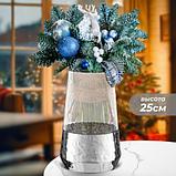 Ваза Elan Gallery 390225 (прозрачный/серебристый), фото 4