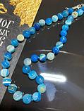 Бусы Wolves Агат 3036 (синий), фото 9