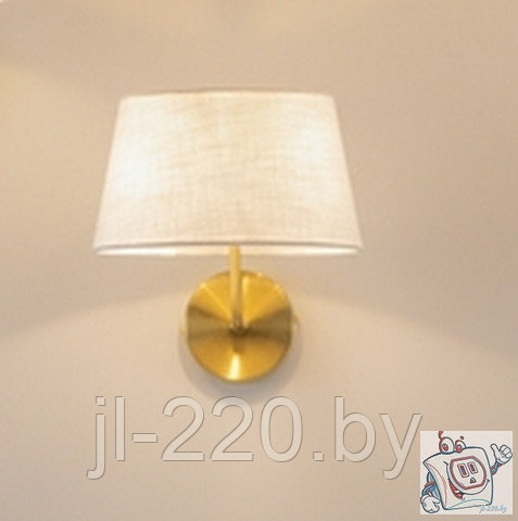 Светильник настенный (бра) Maytoni Modern Modesto MOD360WL-01BS, IP20, латунь, бежевый