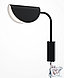 Светильник настенный (бра) Maytoni Modern Mollis MOD126WL-01B, IP20, черный, фото 4