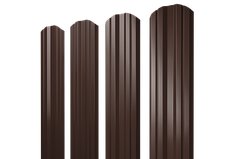 Штакетник Twin фигурный матовый двухсторонний 100 мм.