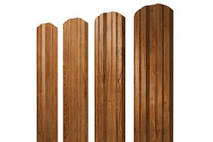 Штакетник Twin фигурный под дерево двухсторонний 100 мм.