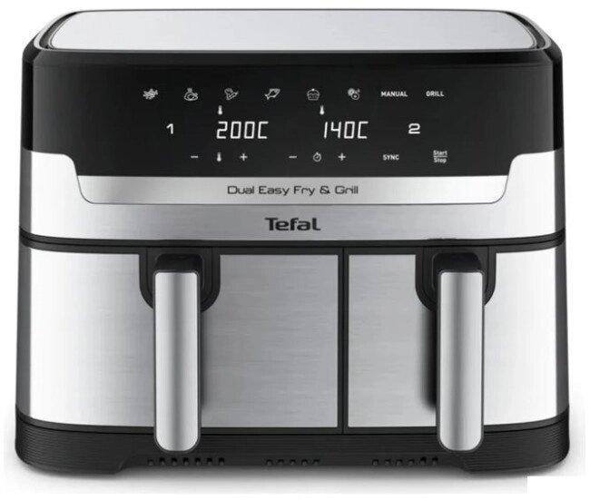 Аэрогриль (аэрофритюрница) Tefal Dual Easy Fry & Grill EY905D10