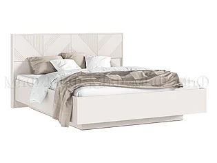 Кровать парящая Ирис (ортопед металл) 1,6 м - Кашемир (МИФ)