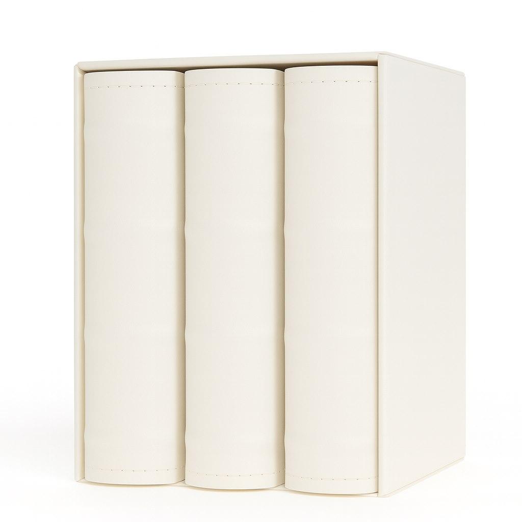 ПОДАРОЧНЫЙ НАБОР ИЗ ТРЕХ АЛЬБОМОВ GEDEON (БЕЛЫЙ)