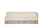 Кровать 69.10 "Артис" 80х200 (с ящиками) белый/серый, фото 2