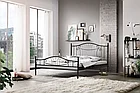 Кровать Мальта 160х200 металл черный, фото 2