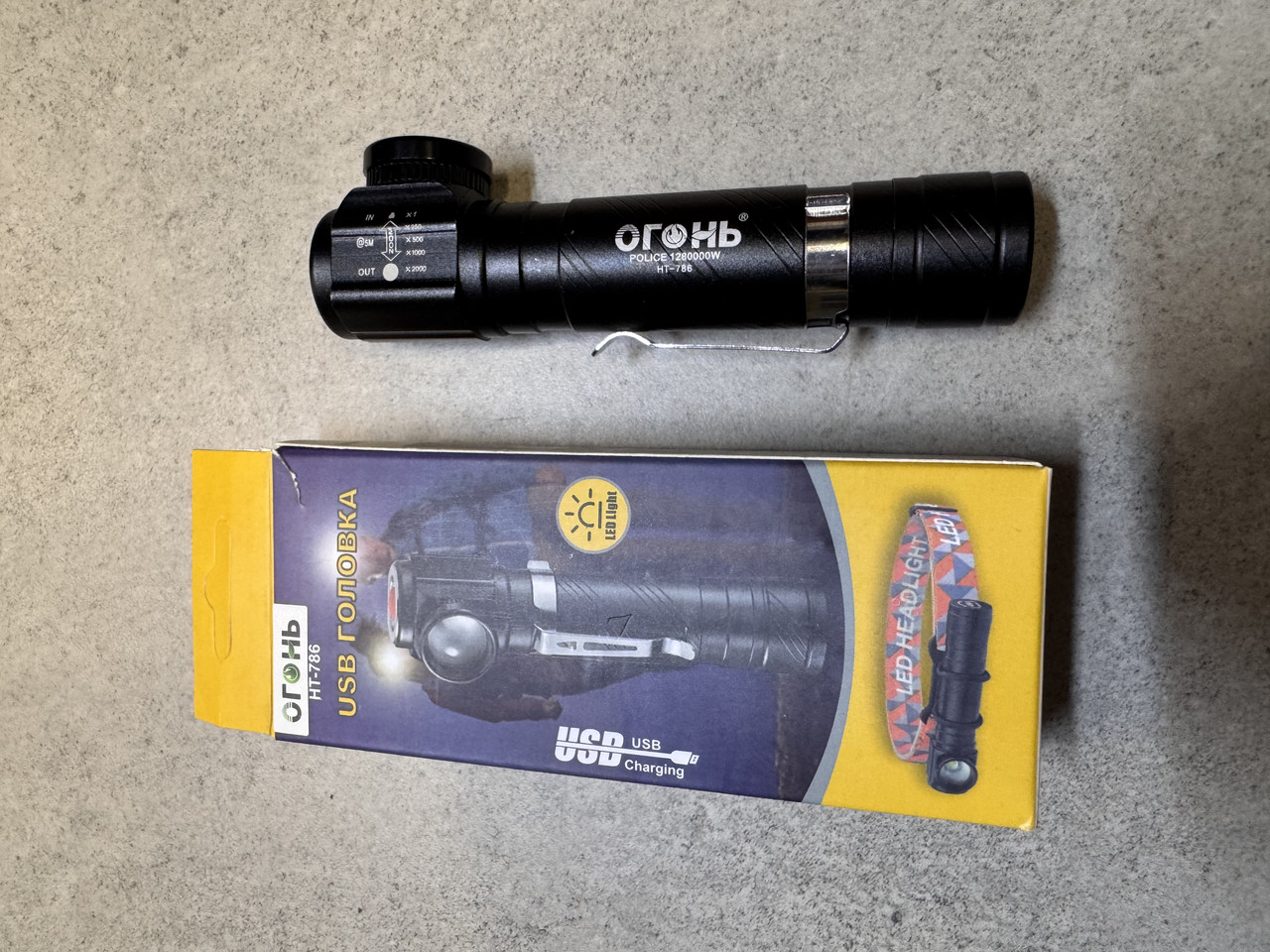 Фонарь тактический Police