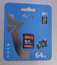 Карта памяти SDXC 64GB Netac P600 Class10 U1 (100 Mb/s)