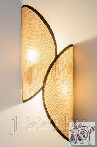 Светильник настенный (бра) Maytoni Modern Organic MOD225WL-02B1, IP20, черный, коричневый