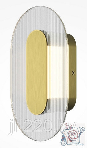 Светильник настенный (бра) Maytoni Modern Ply MOD355WL-L6BS3K, IP20, латунь, прозрачный