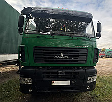 Установка гидравлики на седельный тягач МАЗ под самосвал