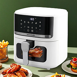 ГАРАНТИЯ ГОД!Аэрогриль OLM-KZB011 электрический. 6,5 л, 1600 Вт, 8 программ