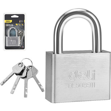 Замок навесной "Deli 508911", 50 мм. Цена указана без учета НДС 20%