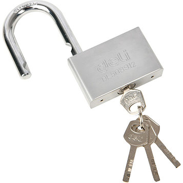 Замок навесной Deli YS EDL508912, 70 мм, автомат, 4 ключа. Цена указана без учета НДС 20%
