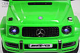 Детский электромобиль RiverToys Mercedes-AMG G63 4WD G333GG (зеленый) Полноприводный, фото 4