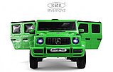 Детский электромобиль RiverToys Mercedes-AMG G63 4WD G333GG (зеленый) Полноприводный, фото 5