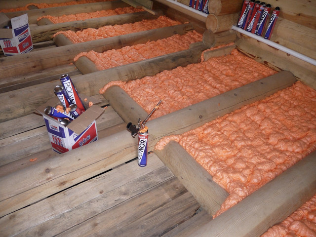 Утепление полов пенополиуретаном (ППУ) Утепление полов пенополиуретаном (ППУ)