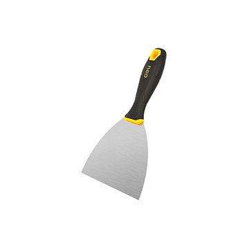 Шпатель нержавеющий Deli YS EDL-HD5, 125 мм, ручка 2K, черный, желтый. Цена указана без учета НДС 20%