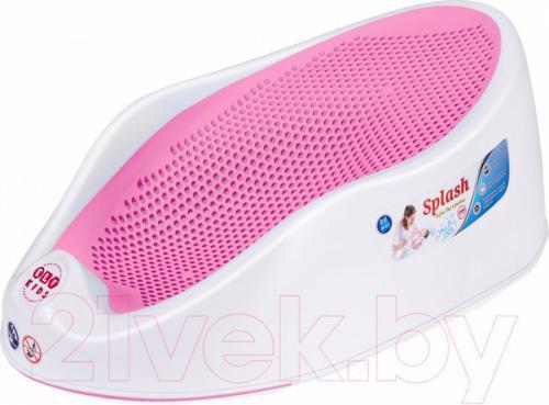 Горка для купания Эльфпласт Splash / 585 (белый/розовый)