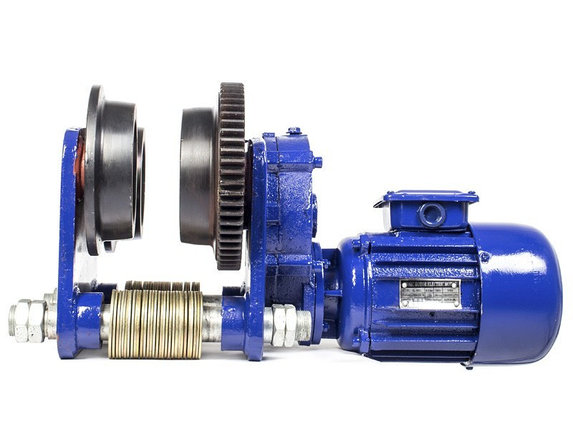 Тележка для балок подвесных концевых TOR 10 т 0,8кВт приводная, фото 2