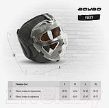 Боксерский шлем BoyBo Flexy с пластиковым забралом (L, черный), фото 2