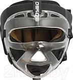 Боксерский шлем BoyBo Flexy с пластиковым забралом (L, черный), фото 3