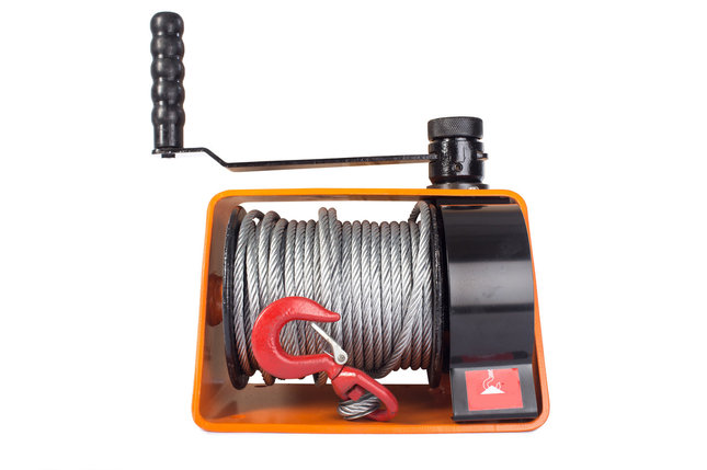 Лебедка ручная червячная TOR ЛРЧ 1000 (VS) 1,0 т 35 м, фото 2