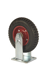 Колеса большегрузные неповоротные с протектором (резина)