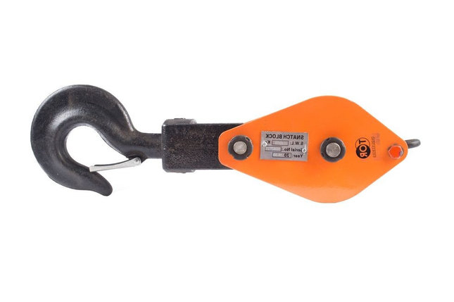 Блок монтажный двухрольный с крюком TOR HQG(L) K2-3,2 т (G), фото 2