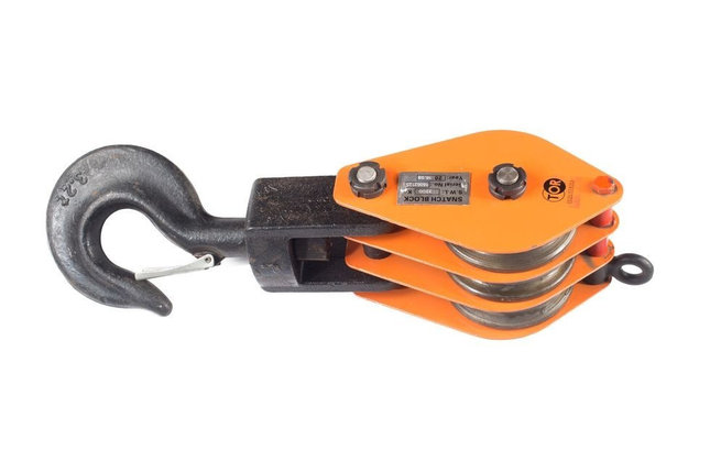 Блок монтажный трехрольный с крюком TOR HQG(L) K3-3,2 т (G), фото 2