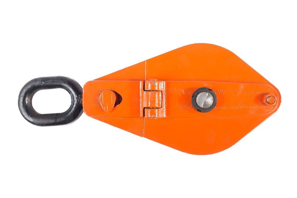 Блок монтажный однорольный с  ушком TOR HQG(L) K1-3,2 т с откидной щекой (G)