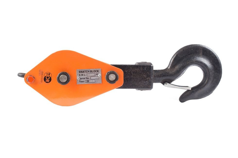 Блок монтажный трехрольный с крюком TOR HQG(L) K3-5,0 т (G)