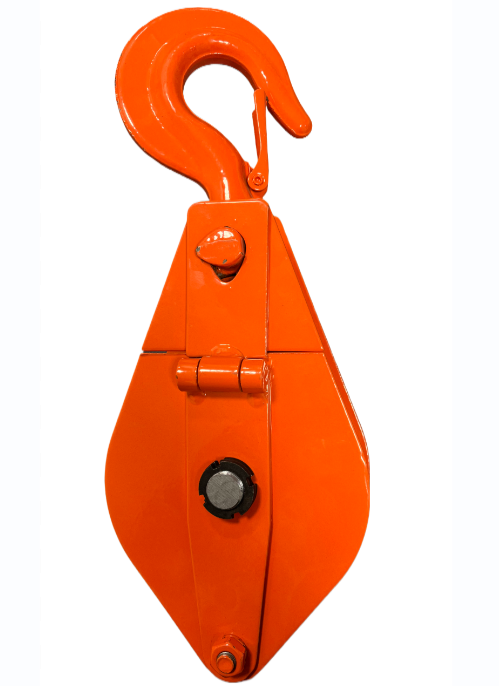 Блок монтажный однорольный с  крюком TOR HQG(L) K1-2,0 т с откидной щекой (G)