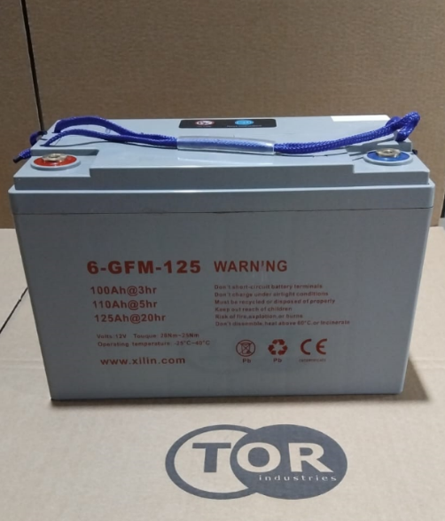 Аккумулятор свинцово-кислотный герм. (GEL) 12В/125Ач 330х170х215 для штаб. CDDR-E/IWS/WS/CTD/DYC