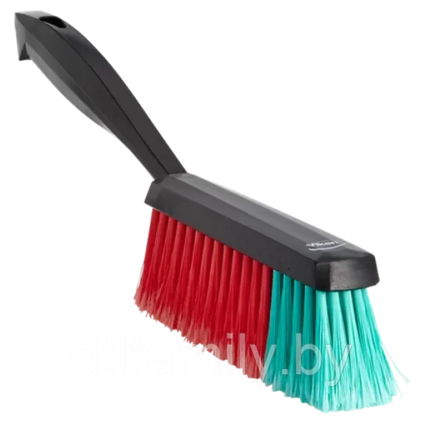 Ручная щетка с короткой ручкой Vikan, 330 мм, мягкая, черная, арт.450252