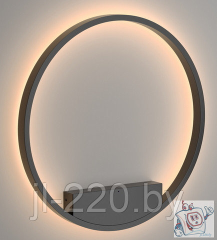 Светильник настенный (бра) Maytoni Modern Rim MOD058WL-L35B3K, IP20, черный, белый