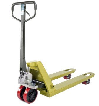Тележка гидравлическая 2500 кг 1150 мм полиуретановые колеса TOR AC (серия J), фото 2
