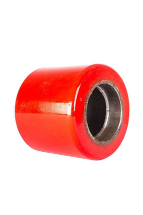 Колесо полиуретановое 80х70 мм без подшипника для тележек BF/DF-III/RHP/AC/DF/CW2/PWH (красное), фото 2