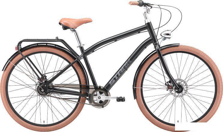 Велосипед Stark Comfort Man 28 D 8 speed р.16 HQ-0017938 2025 (черный матовый/темно-серый, разобранный)