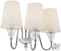Светильник настенный (бра) Maytoni Modern Florero MOD078WL-03CH, IP20, хром, белый
