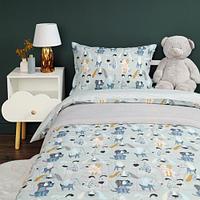 Комплект постельного белья Siberia Home Собачки Детский / Сиб-Дет-16 (серый)