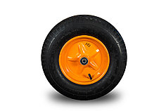 Колесо пневматическое резиновое 387 мм 4.00-8 (подшипник 12 мм)