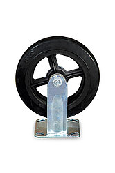 Колесо большегрузное неповоротное FCd 80 200 мм обрезиненное (N)